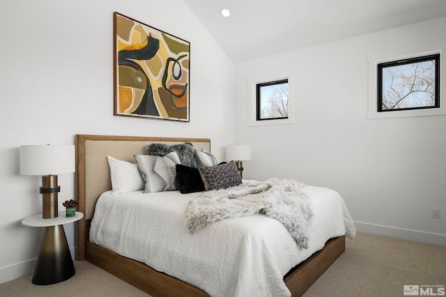 4060 Goodsell Ln, Reno, NV 89523 - carpeted bedroom featuring baseboards and vaulted ceiling