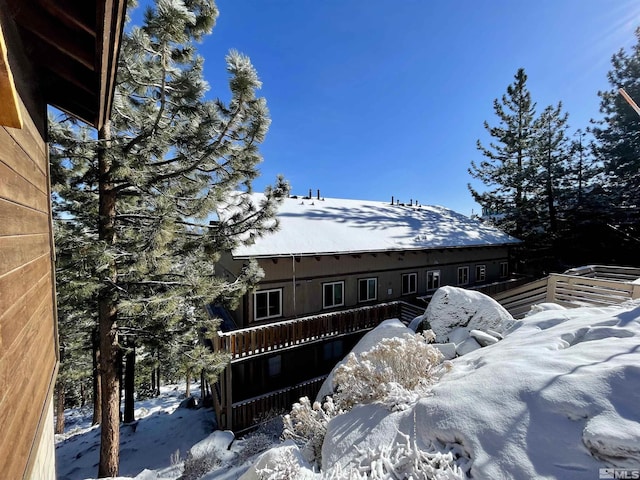 261 Quaking Aspen Ln Unit B, Stateline, NV 89449 - snow covered property with a deck