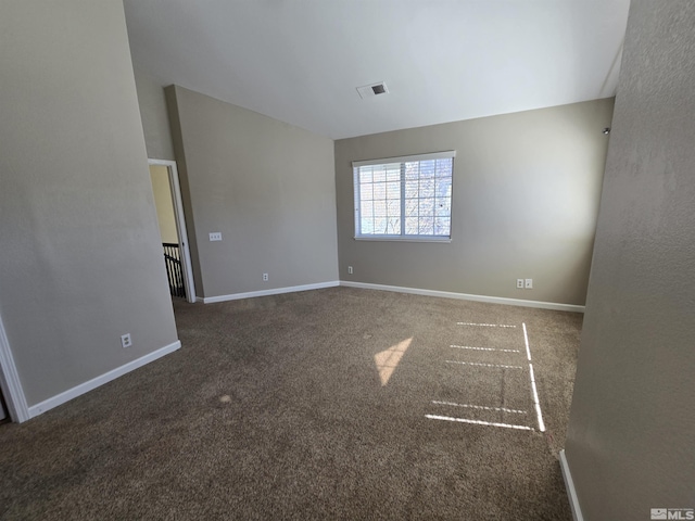 495 Len Cir, Reno, NV 89511 - unfurnished room featuring carpet, lofted ceiling, and baseboards