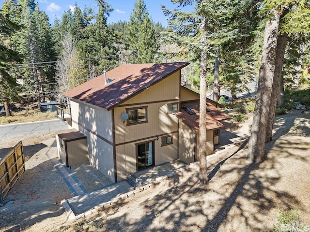 449 Andria Dr, Stateline, NV 89448 - view of property exterior with a shingled roof