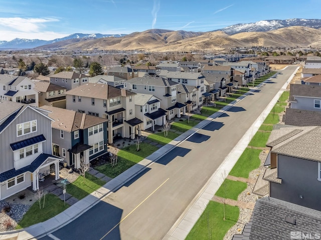 1183 Grove St Unit 88, Carson City, NV 89701 - aerial perspective of suburban area featuring a mountain backdrop