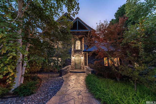 1185 Paddock Ln, Reno, NV 89521 - view of front of house with stone siding