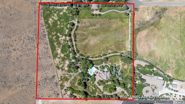 1185 Paddock Ln, Reno, NV 89521 - aerial overview of property's location with property boundaries highlighted