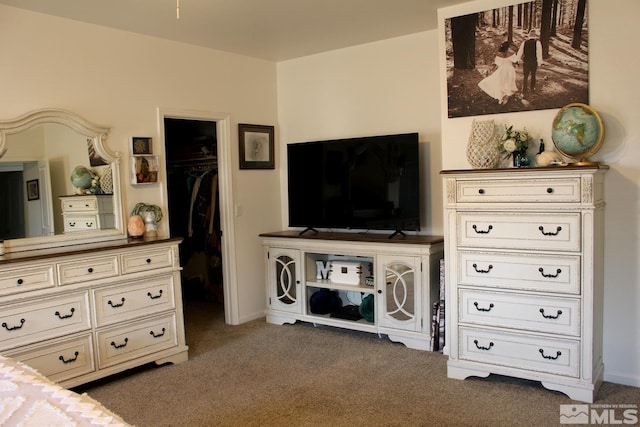 1332 Serenity Cir, Fernley, NV 89408 - carpeted bedroom featuring a spacious closet, a closet, and baseboards
