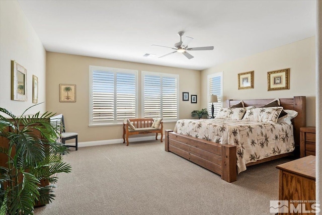 908 Sand Springs Dr, Sparks, NV 89441 - bedroom featuring carpet flooring, baseboards, and a ceiling fan