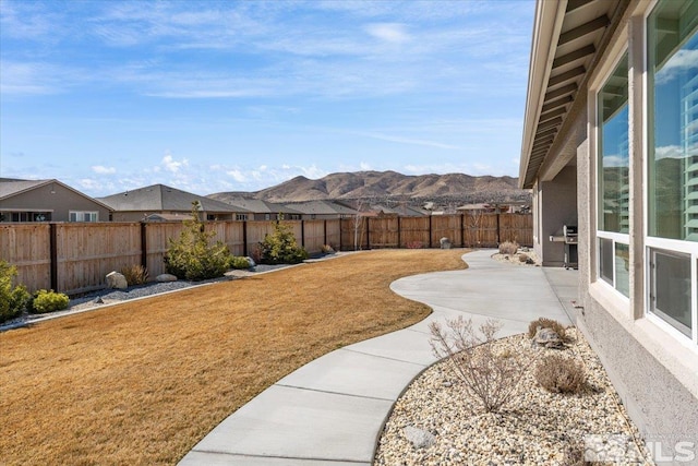 908 Sand Springs Dr, Sparks, NV 89441 - view of yard with a patio and a mountain view