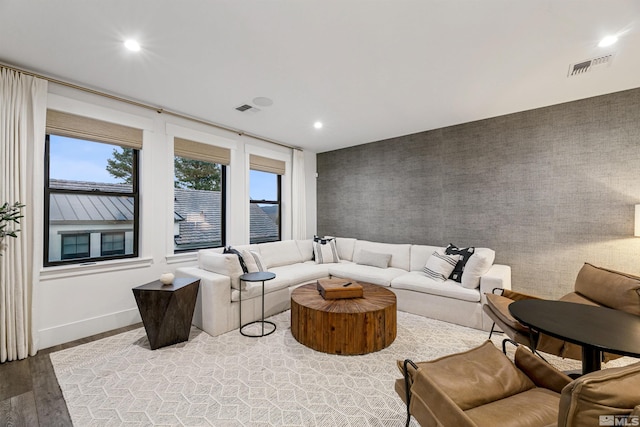 4312 Beaujolais St, Reno, NV 89511 - living area with wood finished floors, baseboards, and recessed lighting