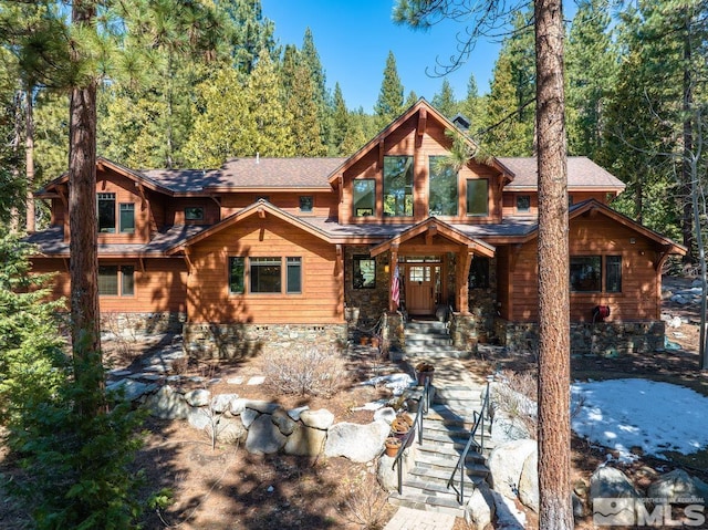 2147 The Back Rd, Glenbrook, NV 89413 - view of rear view of house