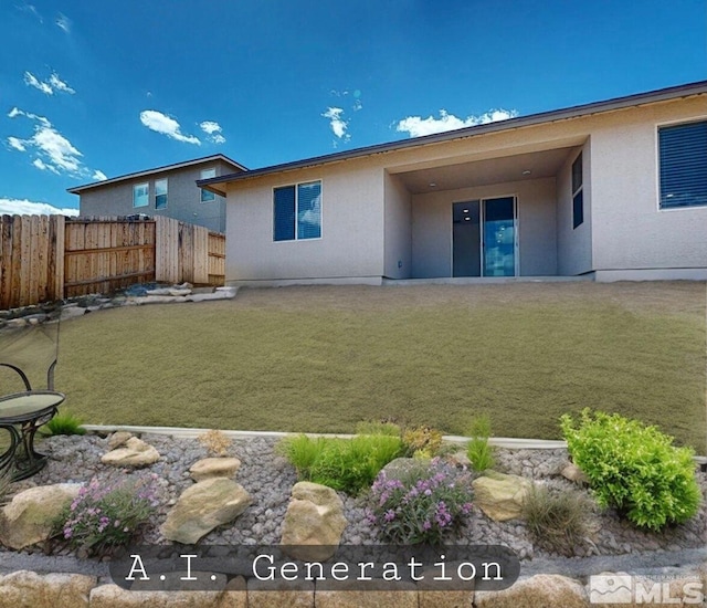 7216 Mustengo Dr, Reno, NV 89506 - rear view of property featuring stucco siding