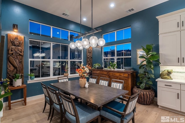 720 Marewood Trl, Reno, NV 89511 - dining space featuring a high ceiling and light wood finished floors