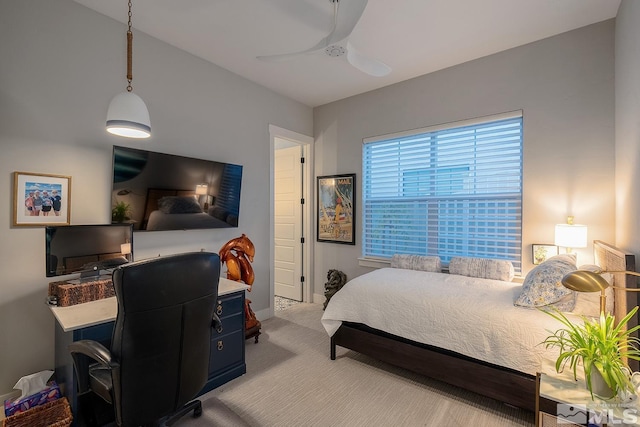 720 Marewood Trl, Reno, NV 89511 - bedroom with carpet flooring, a desk, ceiling fan, and baseboards