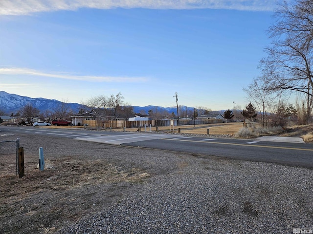 1391 Langley Dr, Gardnerville, NV 89460 - view of asphalt road with a mountain view and a residential view