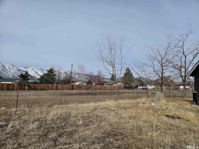 1391 Langley Dr, Gardnerville, NV 89460 - view of yard with fence and a mountain view