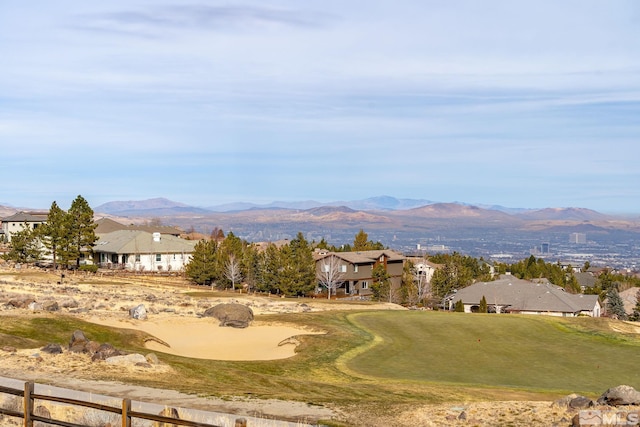 1150 Eagle Vista Ct, Reno, NV 89511 - view of mountain backdrop featuring nearby suburban area and a golf course