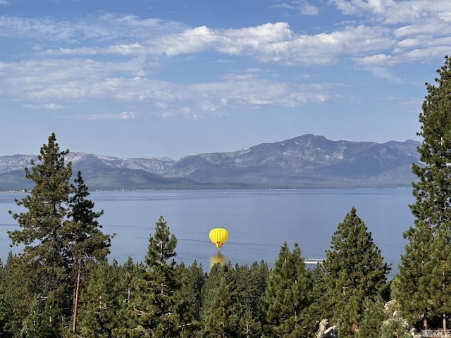 421 Edgewood Dr, Stateline, NV 89449 - water view featuring a mountain backdrop