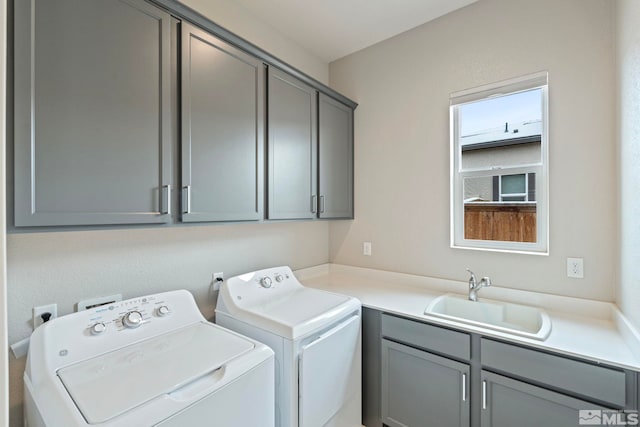 7393 Oakmont Ln, Sparks, NV 89441 - laundry room featuring cabinet space and independent washer and dryer