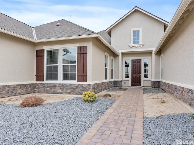 11641 Vista Park Dr, Sparks, NV 89441 - entrance to property featuring stucco siding and stone siding