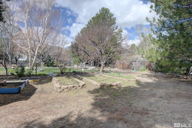 2266 W Washington St, Carson City, NV 89703 - view of yard featuring a garden and fence