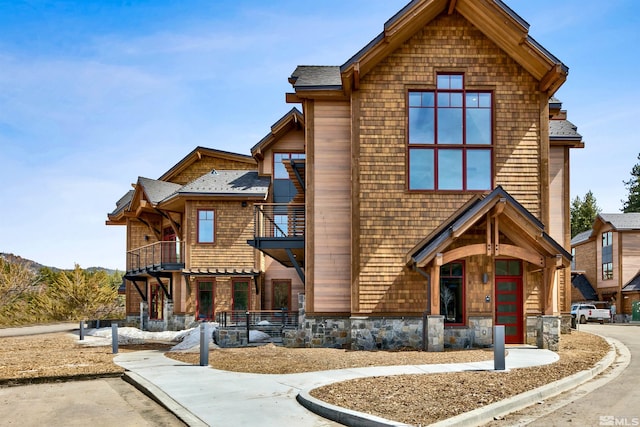 28 Beach Club Dr Unit 408, Stateline, NV 89449 - view of front of house featuring a balcony