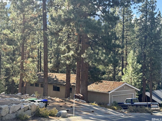 255 Sherwood Ct, Stateline, NV 89449 - view of front facade featuring an outbuilding