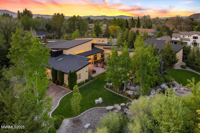 10064 Dixon Ln, Reno, NV 89511 - aerial perspective of suburban area with mountains
