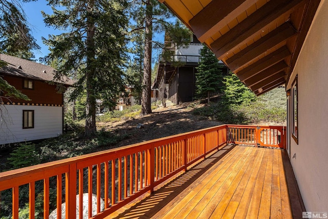 1348 Tirol Dr, Incline Village, NV 89451 - view of wooden deck