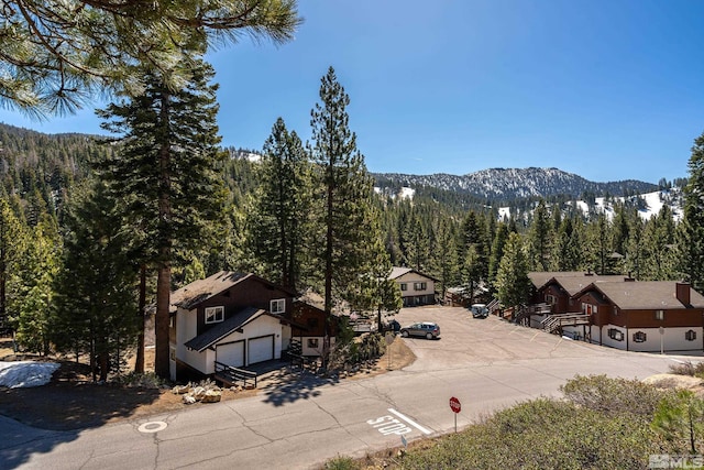 1348 Tirol Dr, Incline Village, NV 89451 - view of mountain backdrop with a heavily wooded area