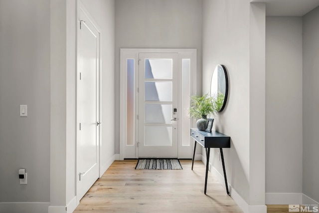 2375 N Harbor Cir, Reno, NV 89519 - foyer with light wood-type flooring and baseboards