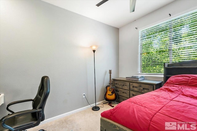 6140 Ingleston Dr Unit 525, Sparks, NV 89436 - bedroom featuring carpet, baseboards, and a ceiling fan