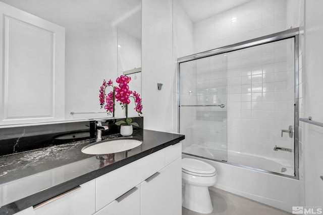 2277 White Clay Dr, Reno, NV 89521 - full bath featuring vanity, toilet, and combined bath / shower with glass door