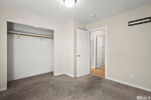 1342 Cahi Cir, Gardnerville, NV 89460 - unfurnished bedroom featuring carpet, a closet, and baseboards