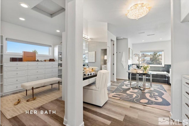10241 Zuni Ridge Trl, Reno, NV 89511 - bedroom with wood finished floors, multiple windows, and recessed lighting