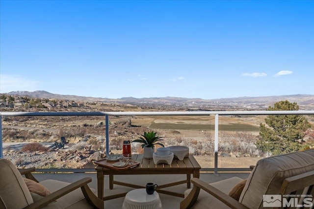 10241 Zuni Ridge Trl, Reno, NV 89511 - balcony with a mountain view