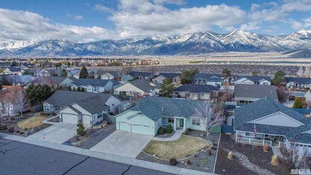 2976 Del Rio Ln, Minden, NV 89423 - aerial view of residential area with a mountainous background