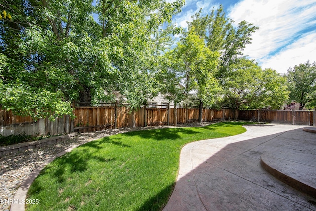 6841 Talmedge Cir, Sparks, NV 89436 - view of yard featuring a patio