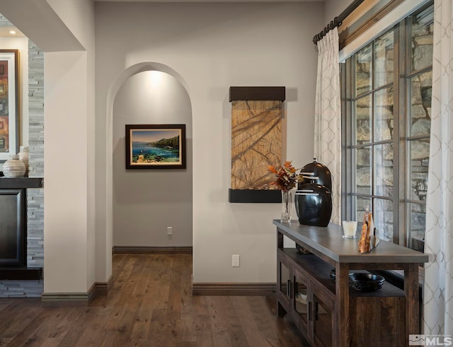 20588 Chanson Way, Reno, NV 89511 - hallway with wood finished floors and baseboards
