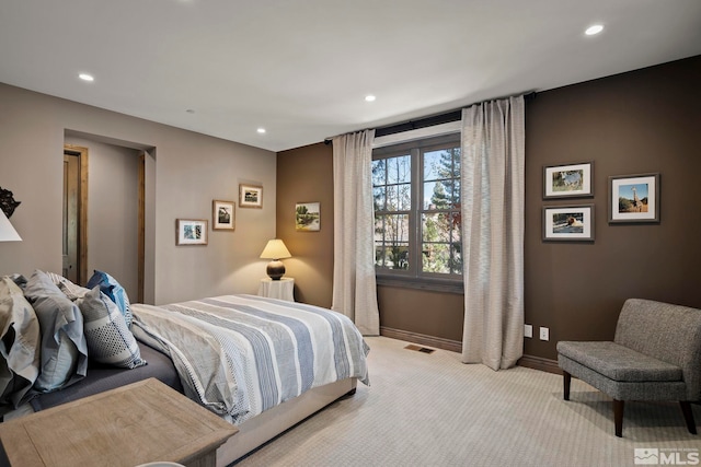20588 Chanson Way, Reno, NV 89511 - bedroom with light carpet, recessed lighting, and baseboards