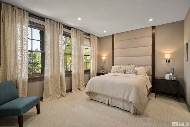 20588 Chanson Way, Reno, NV 89511 - bedroom with light colored carpet, multiple windows, and recessed lighting