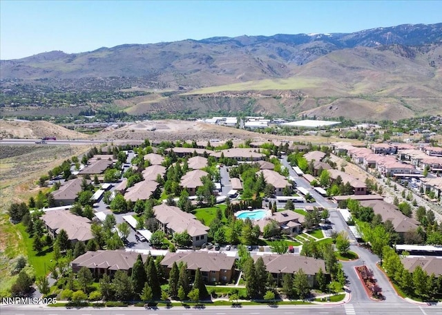 6850 Sharlands Ave Unit U1122, Reno, NV 89523 - aerial view of residential area featuring a mountain backdrop