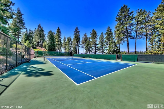 114 Angora Ct Unit A, Zephyr Cove, NV 89448 - view of tennis court with fence
