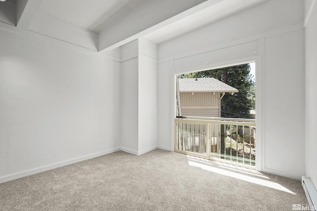 820 Oriole Way Unit 51, Incline Village, NV 89451 - carpeted empty room with a baseboard heating unit