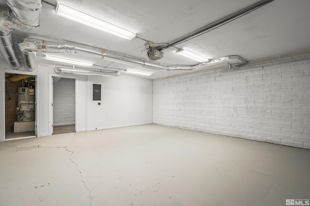 820 Oriole Way Unit 51, Incline Village, NV 89451 - garage featuring secured water heater, electric panel, and a garage door opener