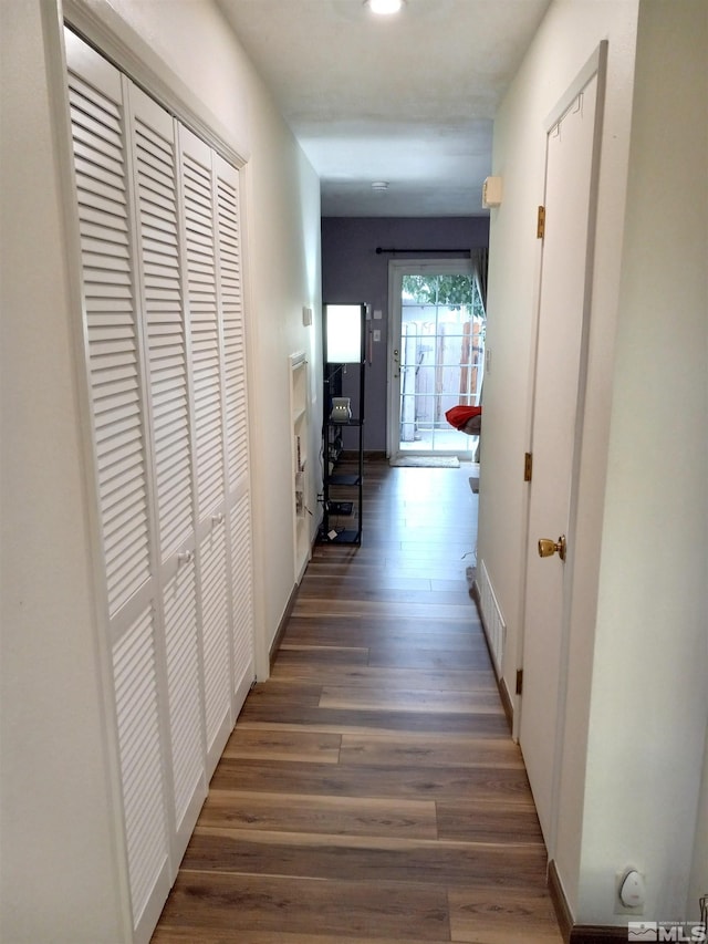 115 Smithridge Park, Reno, NV 89502 - corridor with wood finished floors and baseboards