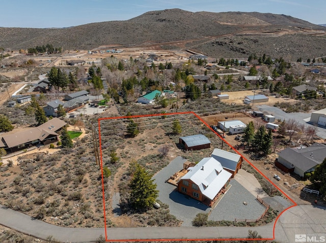 15290 Cherrywood Dr, Reno, NV 89511 - view of property location with property parcel outlined and mountains