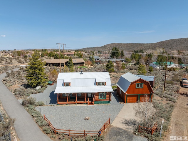 15290 Cherrywood Dr, Reno, NV 89511 - view from above of property with mountains