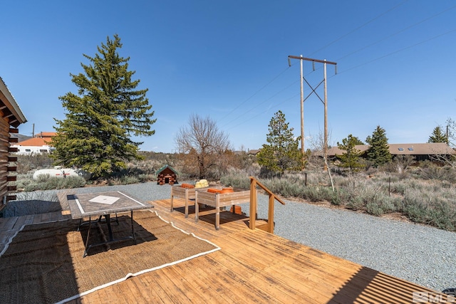 15290 Cherrywood Dr, Reno, NV 89511 - view of wooden deck