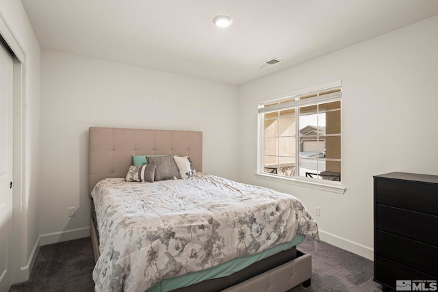 1981 Lanstar Dr, Sparks, NV 89441 - bedroom with dark colored carpet, baseboards, and a closet