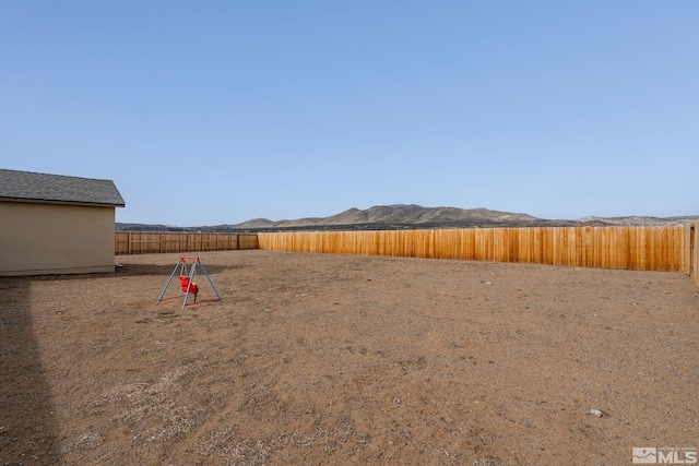 1981 Lanstar Dr, Sparks, NV 89441 - fenced backyard with a mountain view
