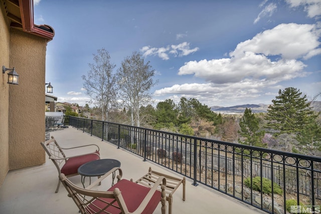 5140 Belsera Ct, Reno, NV 89519 - balcony with a mountain view