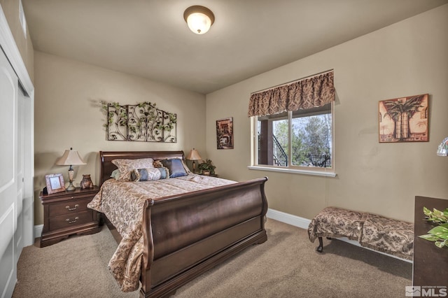 5140 Belsera Ct, Reno, NV 89519 - bedroom with carpet floors, a closet, and baseboards